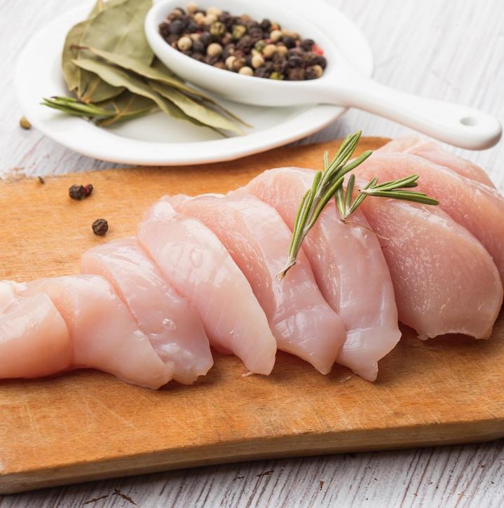 Une large sélection de volailles.